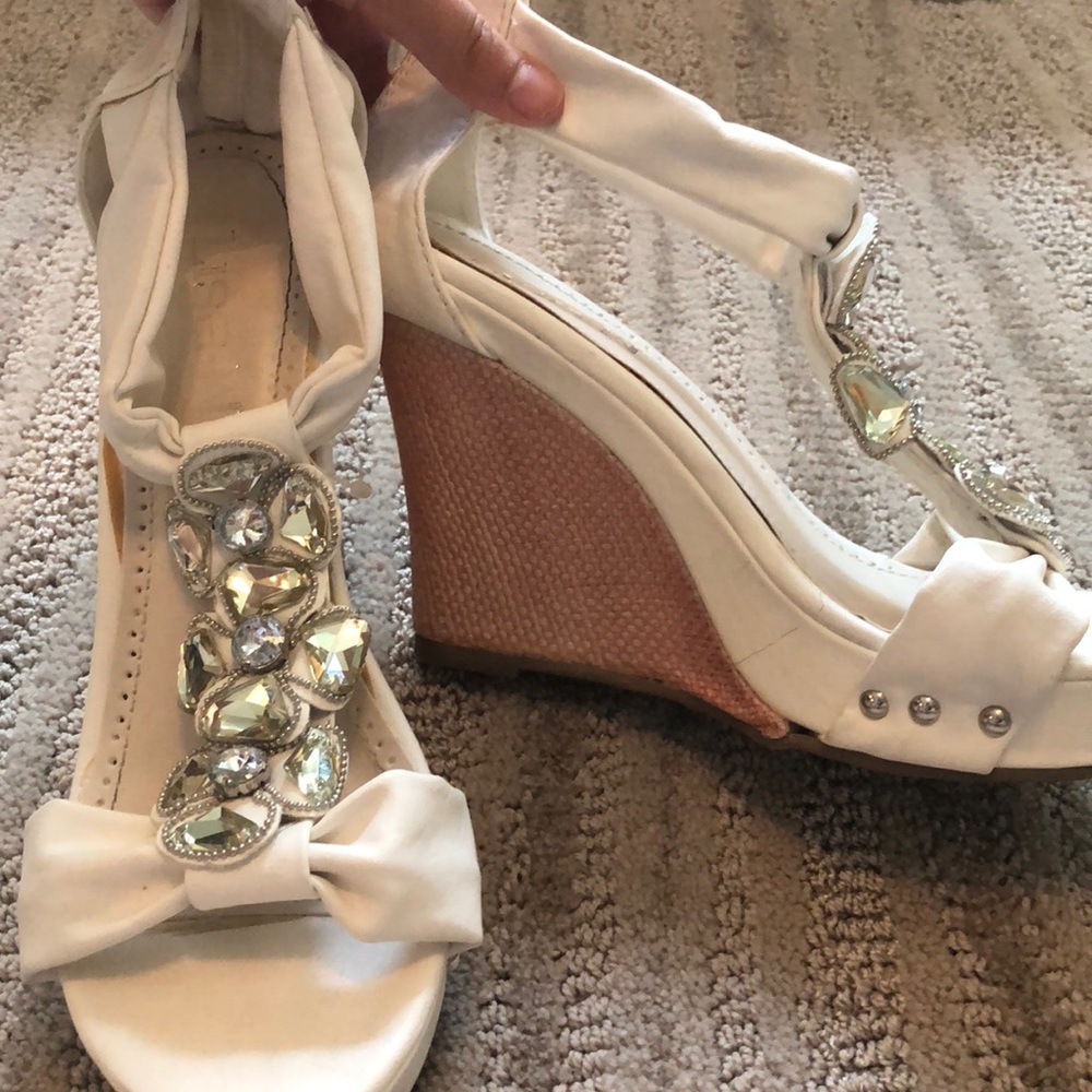 ITALIAN BRAND CRYSTAL WEDGES